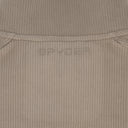 Mens Corduroy Double Knit Quarter Zip - Timber