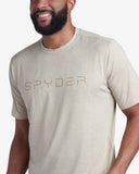 Men's Short Sleeve Wordmark Tee - Stone