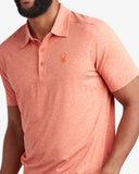 Men's Short Sleeve Jersey Polo - Burnt Orange