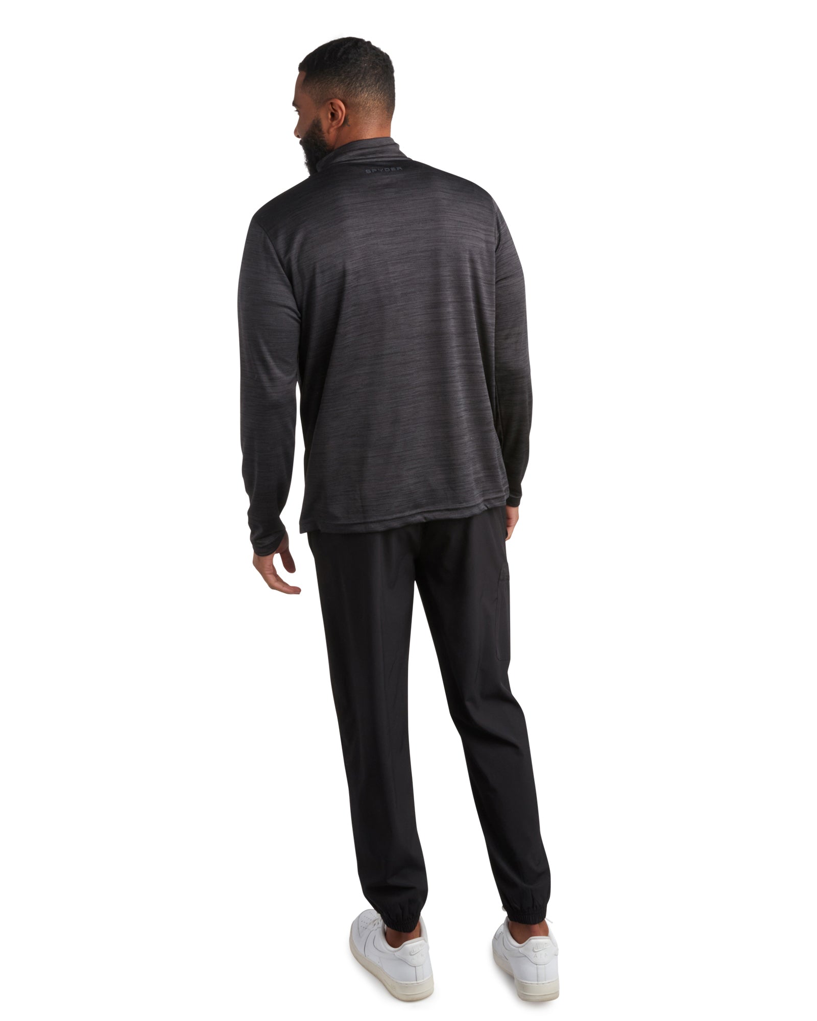 New Balance SPORT ESSENTIALS SPACE DYE QUARTER ZIP - T-shirt à manches New Balance SPORT ESSENTIALS SPACE DYE QUARTER ZIP - T-shirt à manches
