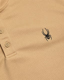Men's Long Sleeve Thermal Henley - Sand