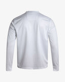 Men's Long Sleeve Thermal Henley - White