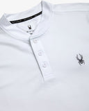 Men's Long Sleeve Thermal Henley - White