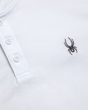 Men's Long Sleeve Thermal Henley - White
