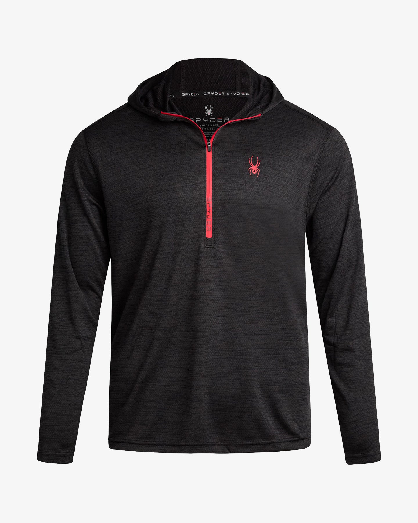 スキー SPYDER half zip sweater Men's Knit Half Zip - Black – Spyder