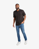 Men's Short Sleeve Tech Polo - Heather Black