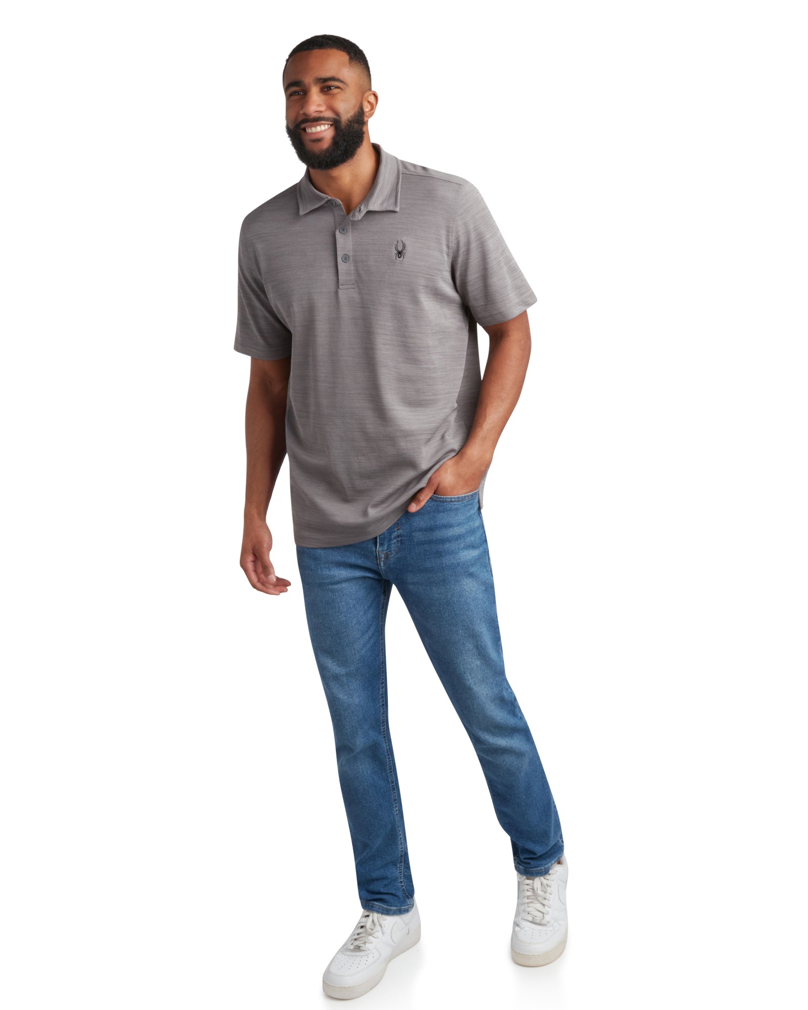 26SS ANCELLM L/S POLO GRAY サイズ2 L/S POLO(NAVY) – ANCELLM