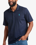 Men's Short Sleeve Tech Polo - Navy
