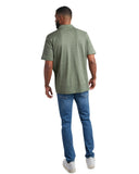 Mens Short Sleeve Tech Pique - Spruce Green
