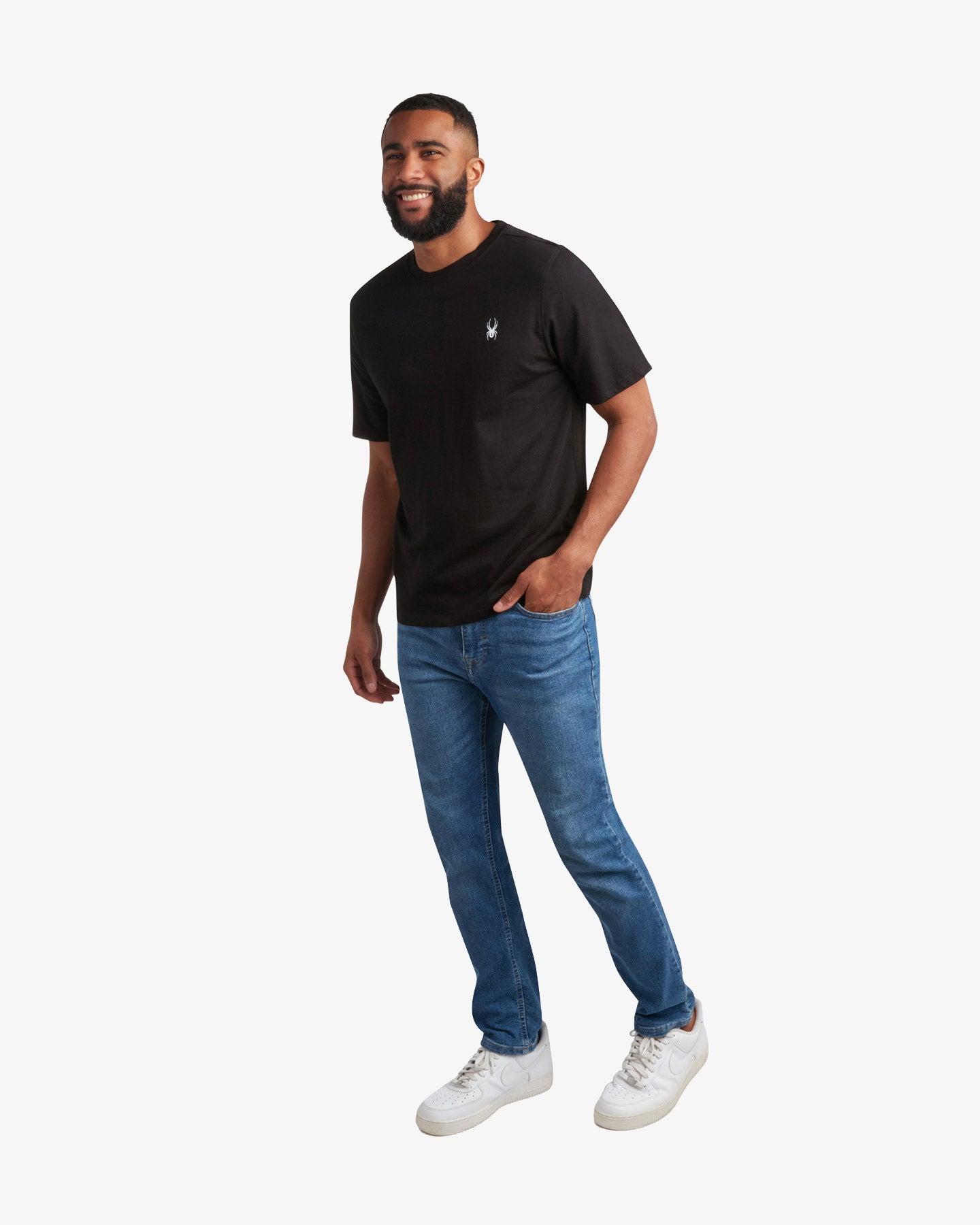 Men's Short Sleeve Mountain Tee - Black – Spyder