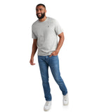 Mens Short Sleeve Mountain Tee - Heather Grey