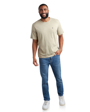 Mens Short Sleeve Mountain - Stone