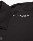 Men's Short Sleeve Jacquard Polo - Black
