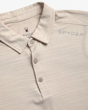 Men's Short Sleeve Jacquard Polo - Bone