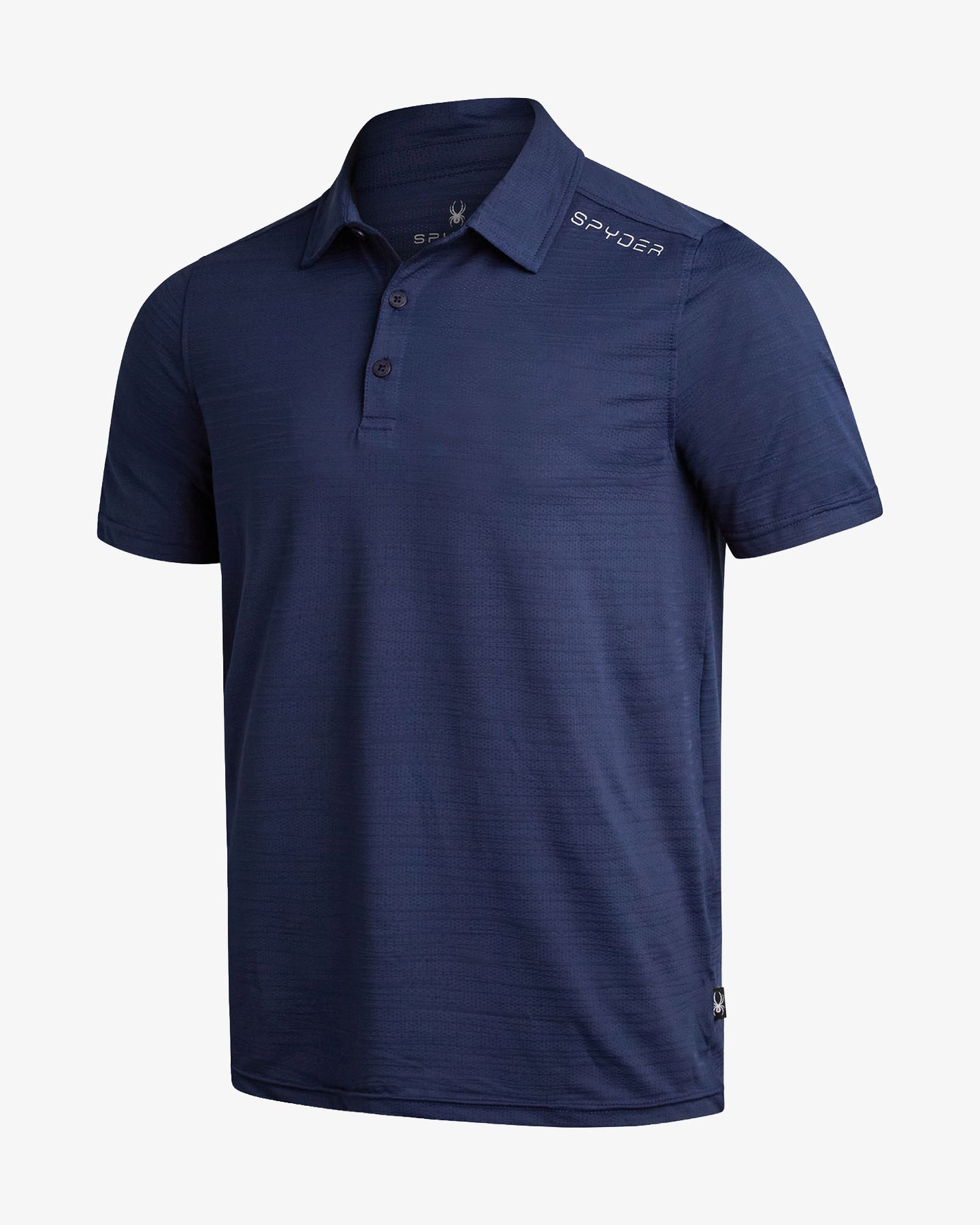 Men's Short Sleeve Jacquard Polo - Navy – Spyder