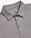 Men's Short Sleeve Jacquard Polo - Pewter