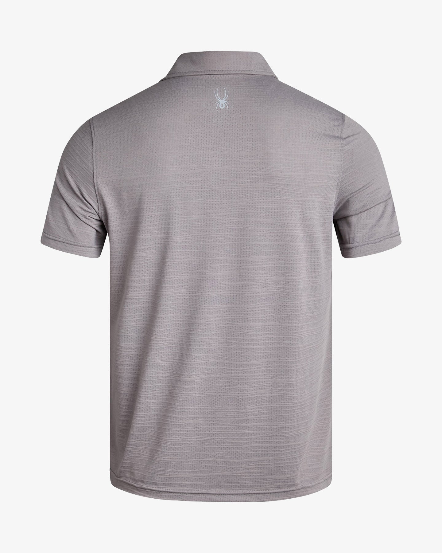 Men's Short Sleeve Jacquard Polo - Pewter – Spyder