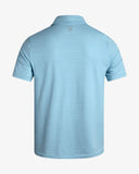 Men's Short Sleeve Jacquard Polo - Sky Blue