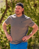 Mens Short Sleeve - Light Grey