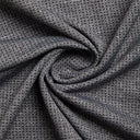 Close-up of gray textured fabric with a subtle pattern