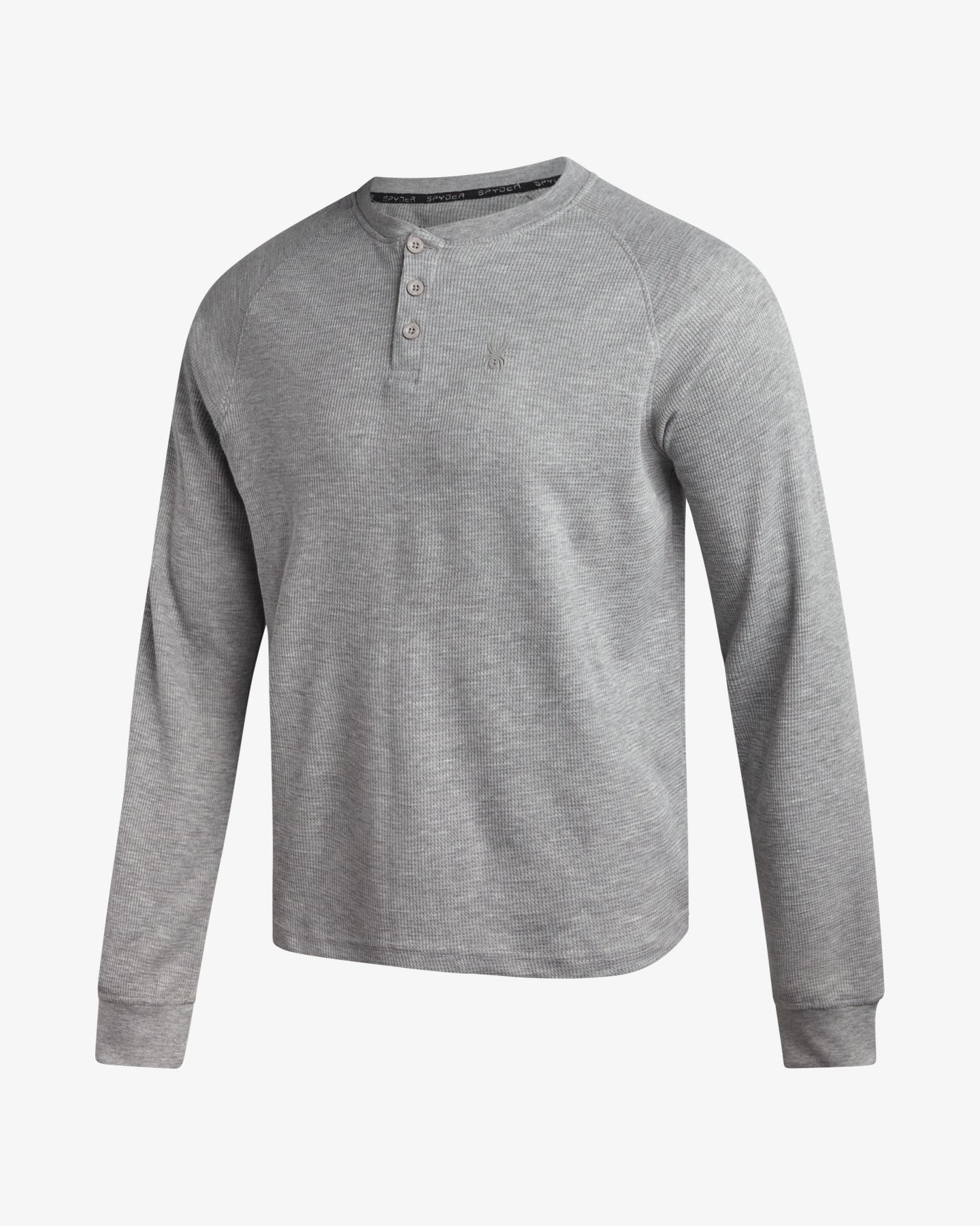 Men's Waffle Long Sleeve Henley - Timber – Spyder