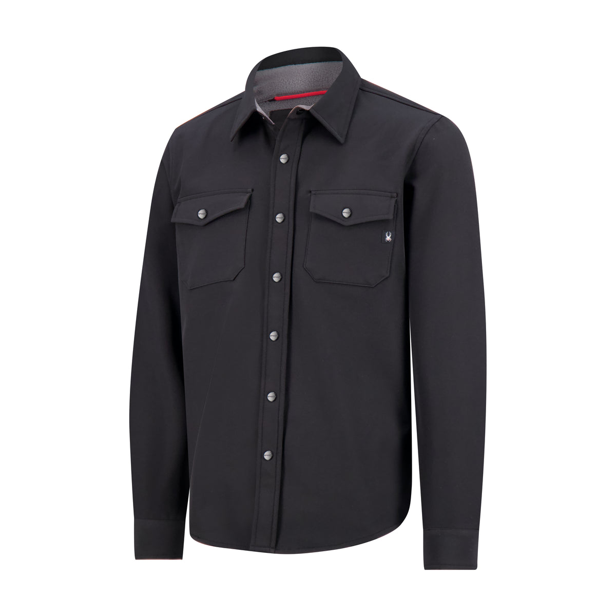 Men's Bonded Shirt Jacket - Black