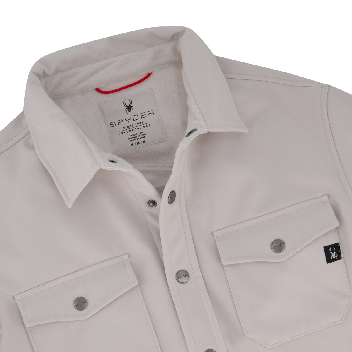 Men's Bonded Shirt Jacket - Bone