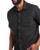 Mens Short Sleeve Ripstop - Black