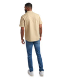 Mens Short Sleeve Ripstop - Khaki
