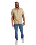 Mens Short Sleeve Ripstop - Khaki
