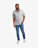 Men's Short Sleeve Ripstop Polo - Pewter