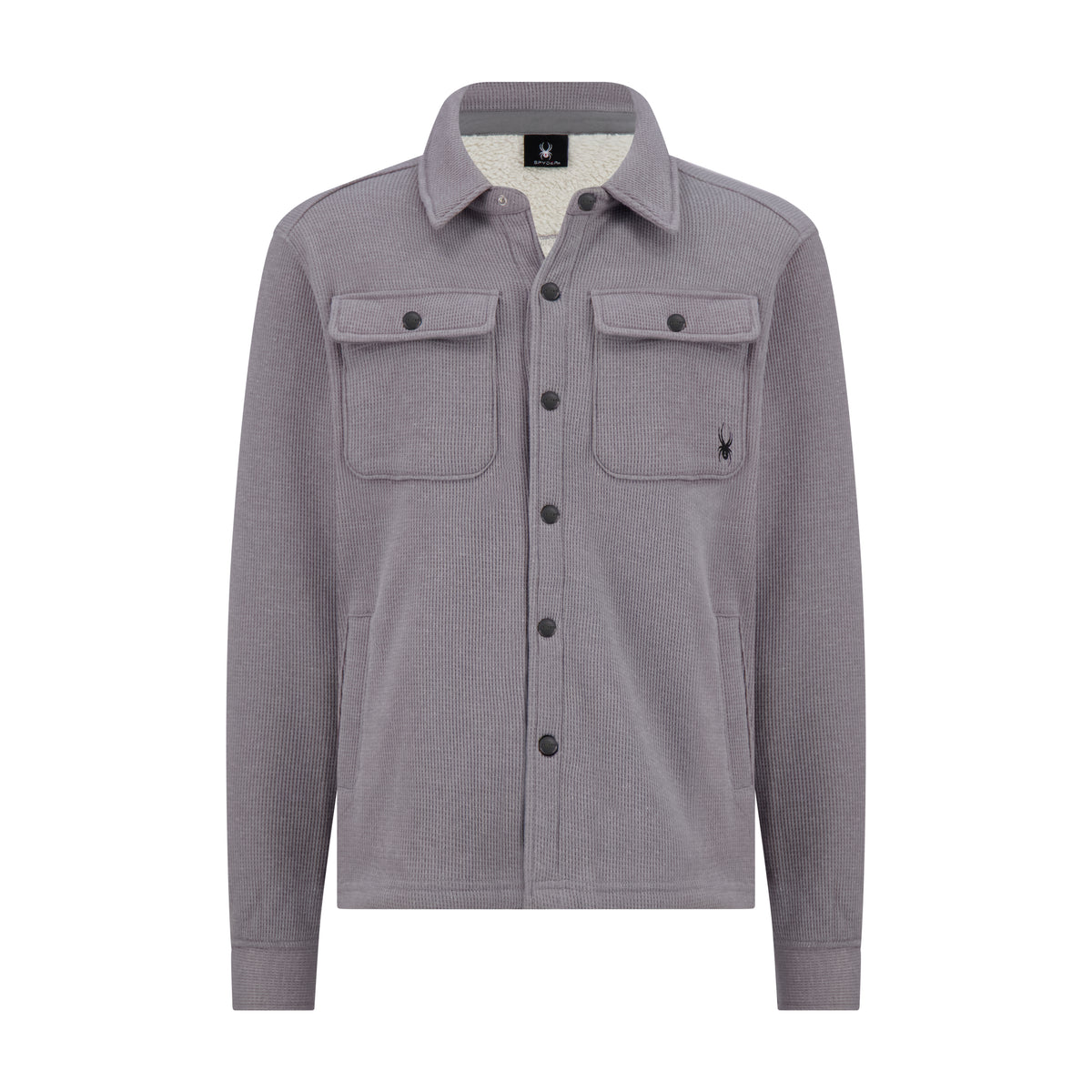 Men's Sherpa Shacket - Smoke Grey