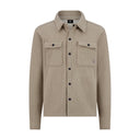 Men's Sherpa Shacket - Stone