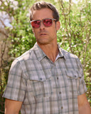 Men's Seaside Collared Shirt - Olive