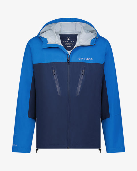 Men's Overcast Rain Jacket - Royal Blue – Spyder