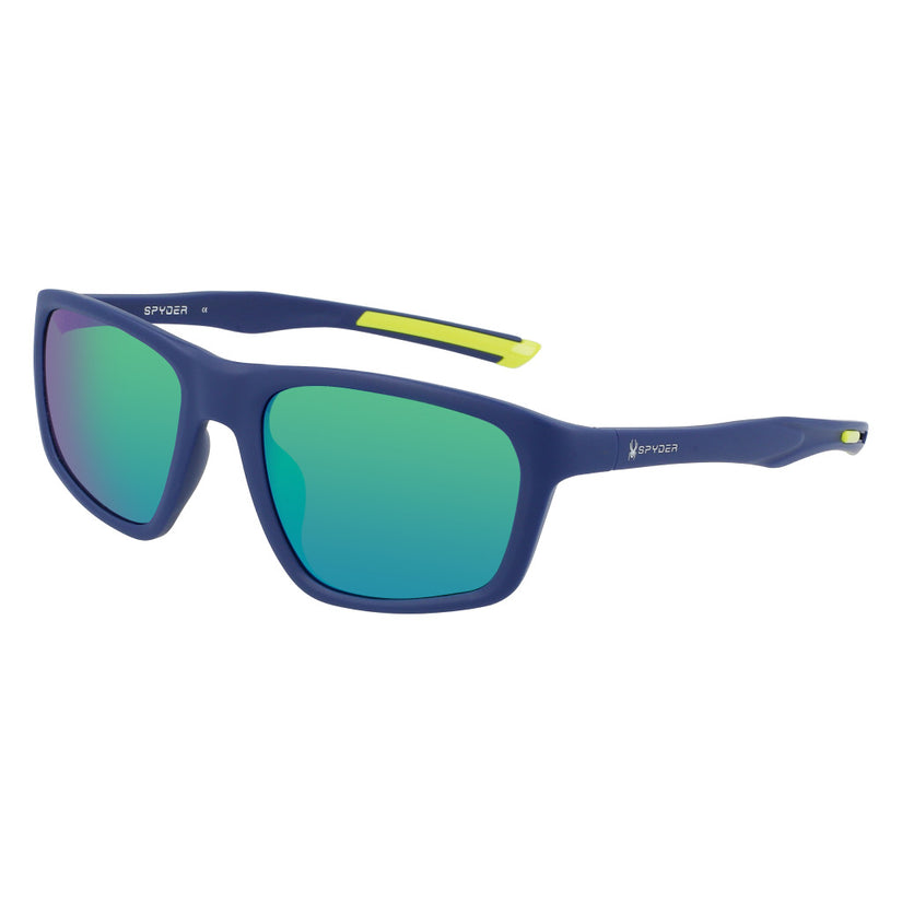 Angular Rectangle Sunglasses - Navy