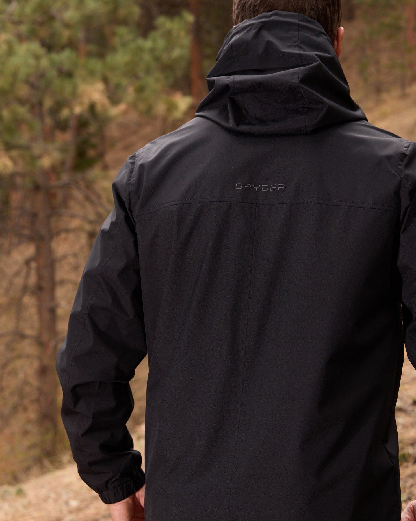 Men's Gale Windbreaker - Black – Spyder