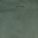 Green fabric with 'Spyder' branding