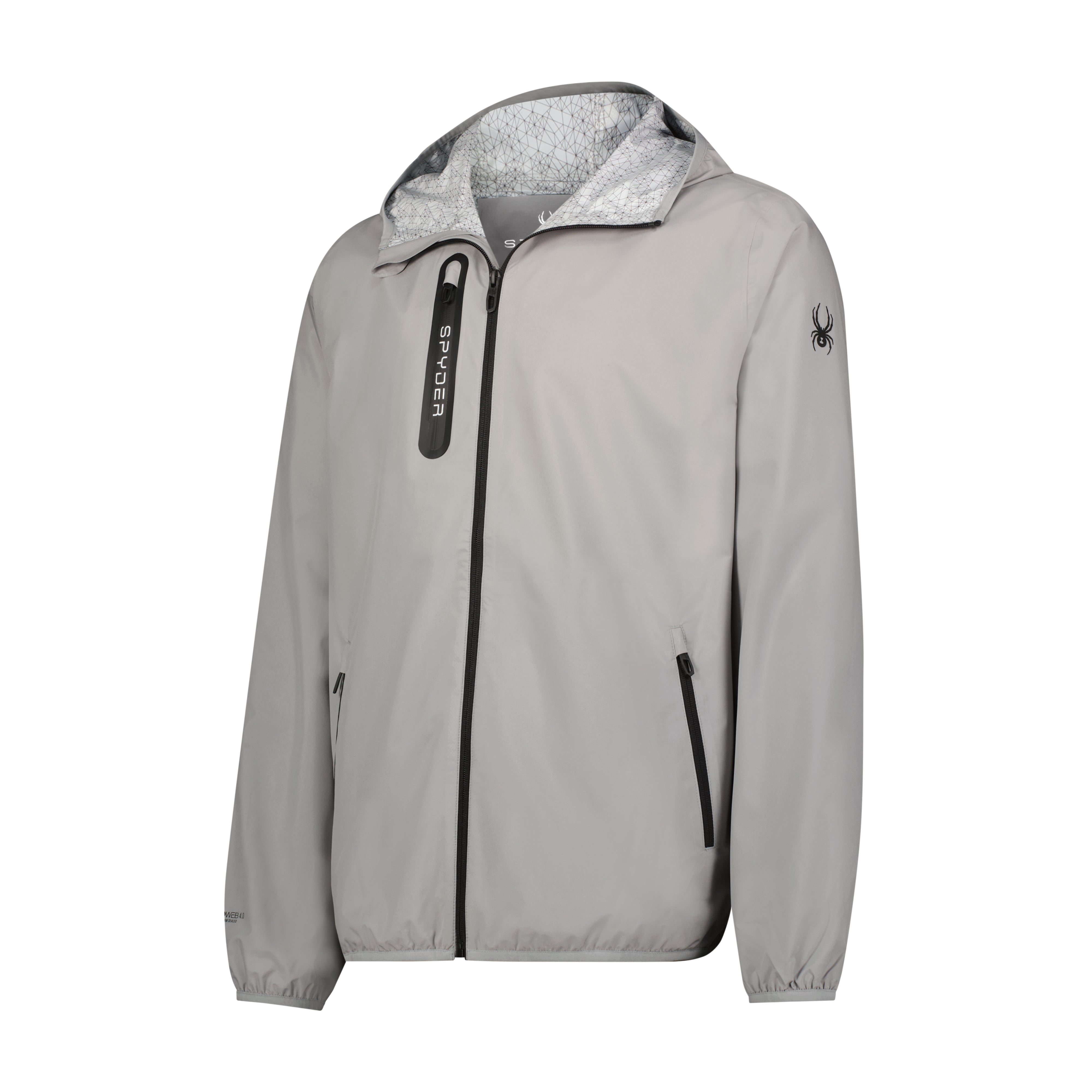 PG レインウェア M ホワイト/グレー Webike | RIDEZ ライズ バイク用レインウェア MICRO RAIN JACKET(MCR03 メンズウェア