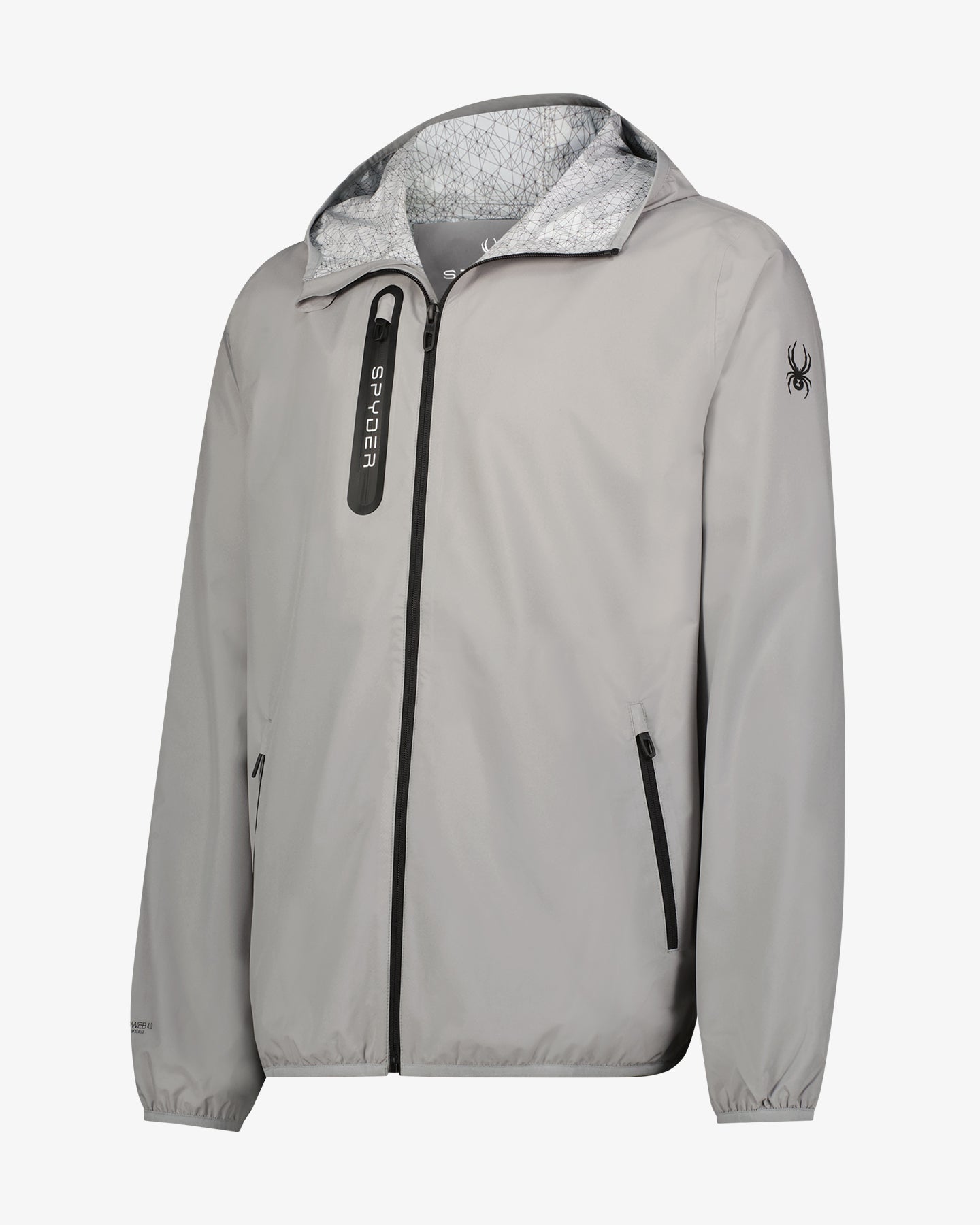 Men's Mountain Mist Rain Jacket - Pewter – Spyder