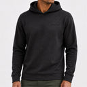 Men's Corduroy Fleece Long-Sleeve Hoodie - Black