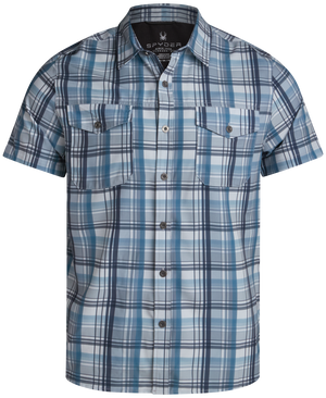 Men's Seaside Collared Shirt - Steel Grey