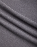 Mens Brushed Vertical Stripe Quarter Zip - Steel Grey