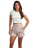 Womens After Class Pintuck - Mushroom