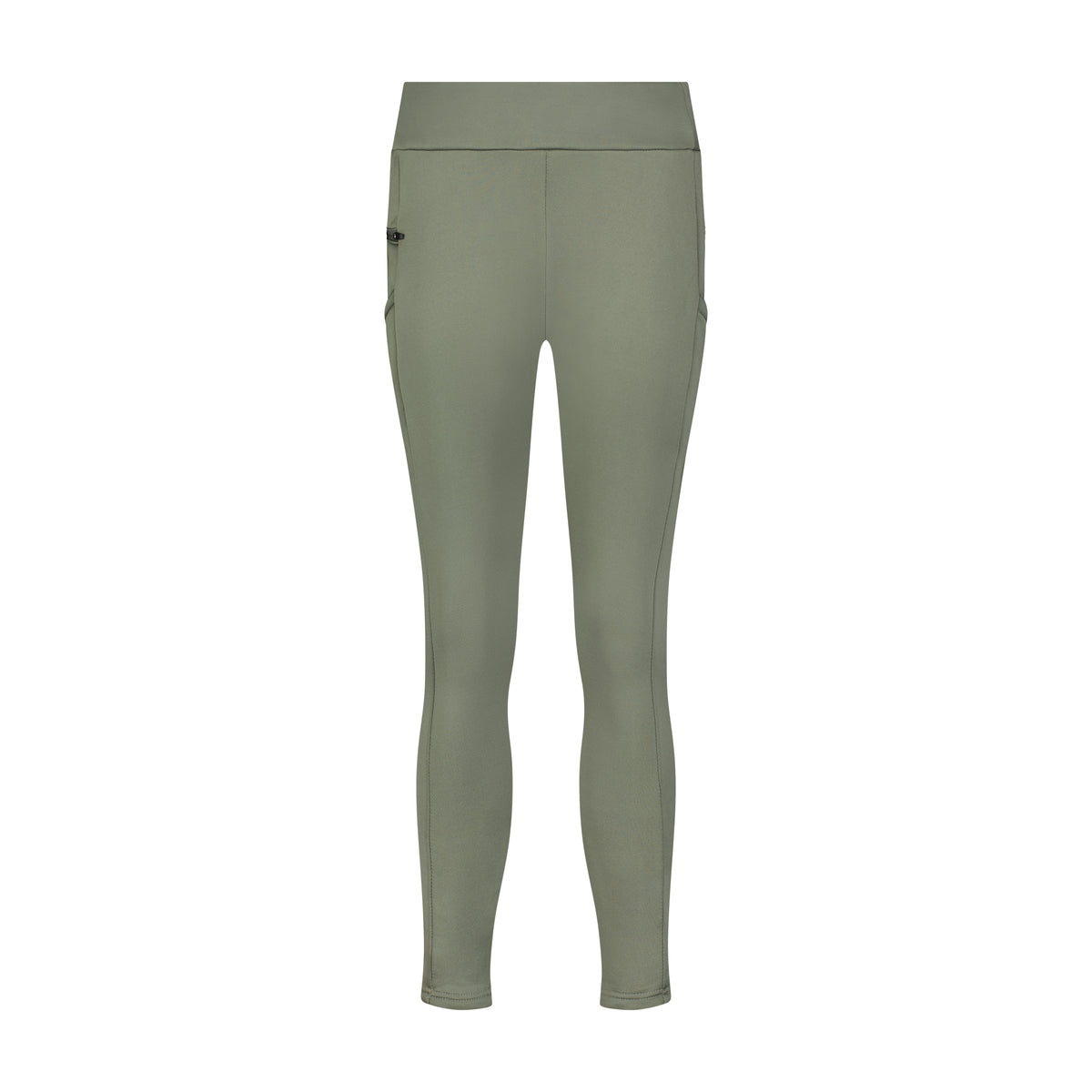 Womans Polar Fleece Bonded Leggings - Agave