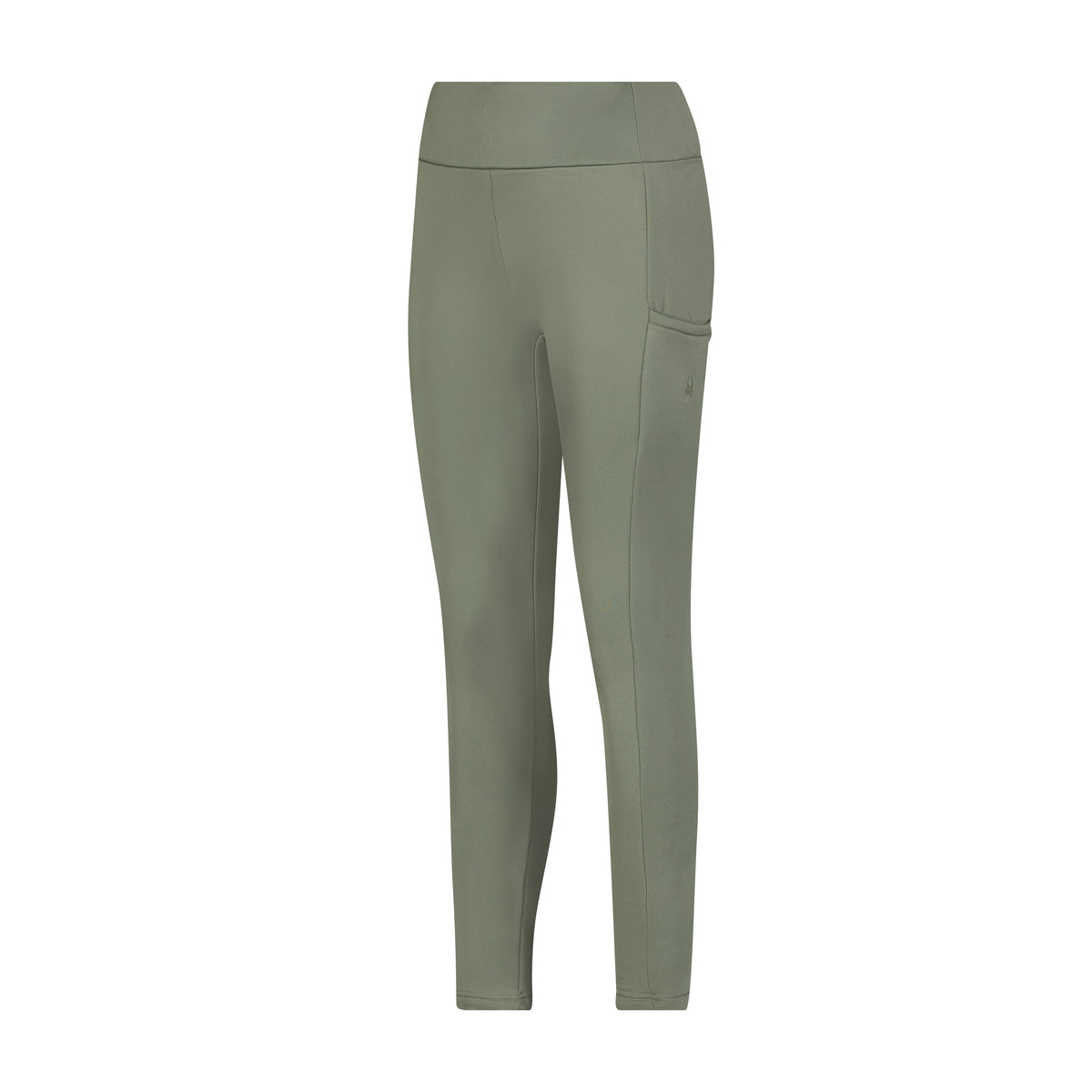 Womans Polar Fleece Bonded Leggings - Agave
