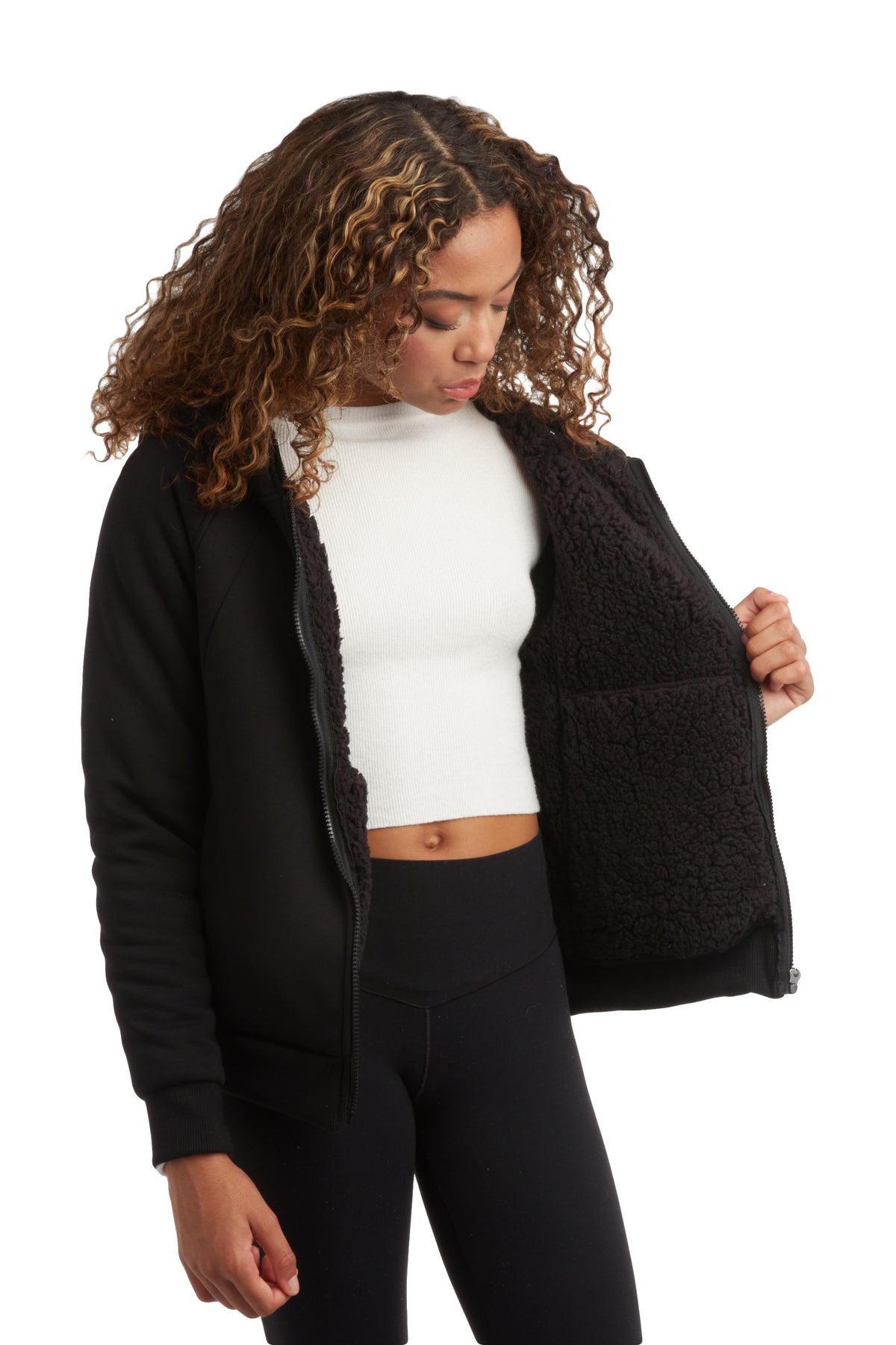 Womens Double Knit - Black