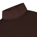 Womens Cowl Neck Fleece - Cocoa