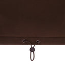 Womens Cowl Neck Fleece - Cocoa