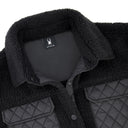 Womens Sherpa Shacket - Black